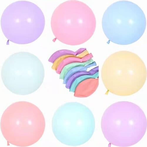 36 inch macarons are round thick latex balloon wedding proposal party children birthday celebration decoration