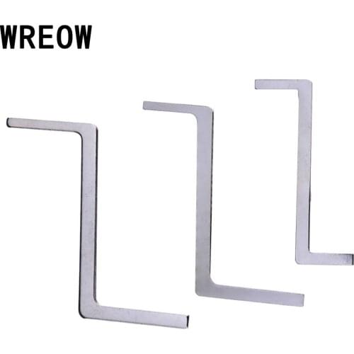 5Pcs Locksmith Wrench Tackle Locksmith Tools Double Row Tension Tools Stainless Stell Lock Pick Tools D4