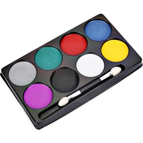 8-color Human Body Oil Paints Halloween Cosmetic Oils Oily Facial Paint Childrens Oil Pens Non-toxic Water-based Tattoos P L0V7