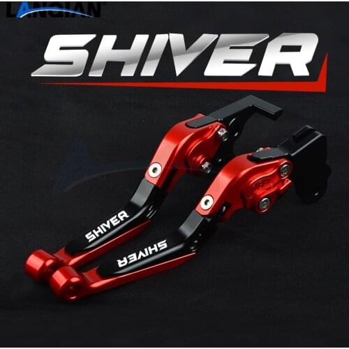 For Aprilia SHIVER Motorcycle Aluminum Adjustable Extendable Foldable Brake Clutch Levers SHIVER 2007-2016 2012 2013 2014 2015