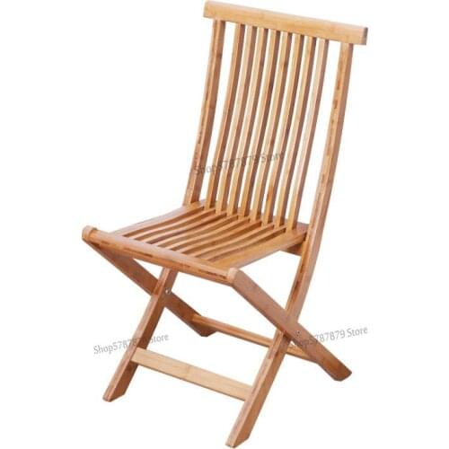Bamboo Bamboo Folding Chair Dining Chair Office Chair Portable Bamboo Chair Solid Bamboo Sofa Chair Back Chair Beach Chair Loung