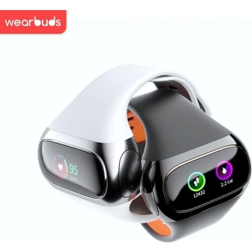 Wearbuds Aipower Heart Rate True Wireless Earbuds Fitness Tracker 2 In 1 With Bluetooth 5, Aptx, Ipx6, Mono Mode, 5.5H Playtime