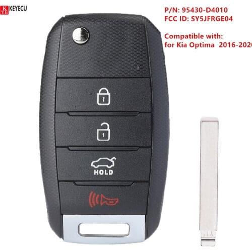 KEYECU for Kia Optima 2016 2017 2018 2019 2020 Remote Key Fob P/N: 95430-D4010 FCC ID: SY5JFRGE04