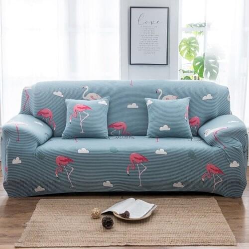 Flamingo Bird Cloud Sofa Cover For Living Room