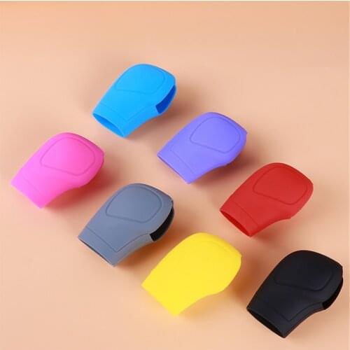 Car Gear Shift Knob Cover Silica Gel Handbrake Gear Lever Cover Shift Collars Universal Silicone Car Gear Head Shift Knob Cover