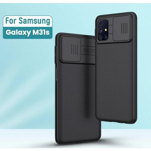 For Samsung Galaxy M31s Case 6.5'' NILLKIN CamShield Case Slide Camera Protect Privacy Back Cover M51 for samsung case