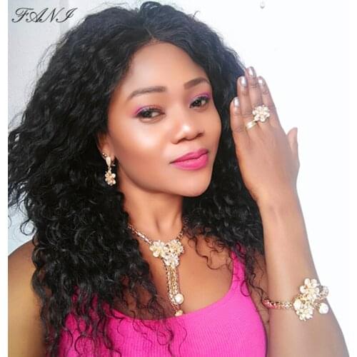 Fani nigerian wedding woman accessories jewelry set Wholesale fashion african bridal jewelry set dubai gold color jewelry set
