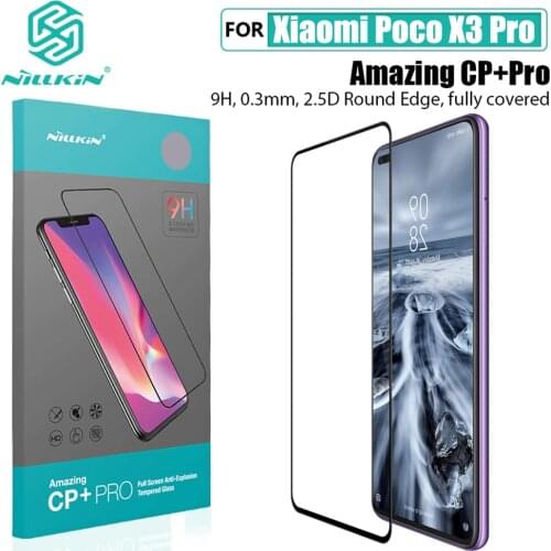 For Xiaomi Poco X3 Pro Glass NILLKIN CP+PRO H/H+Pro XD CP+MAX Tempered Glass For Xiaomi Poco X3 Pro Screen Protector Film
