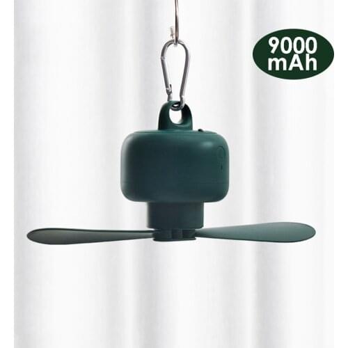 Portable Wireless Outdoor Fan USB Rechargeable Mini Ceiling Fan 4 Speeds Remote Control Summer Cooling Fan For Outdoor Travel