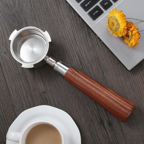 51mm Coffee Bottomless Portafilter Base Filter 3 ears Holder Basket for EC680 EC685 Stainless Steel Espresso Machine Replace