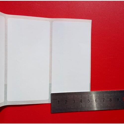 Rfid electronic tag uhf Alien 9640 stickers waterproof PP synthetic passive RF tag 2*4 inch label