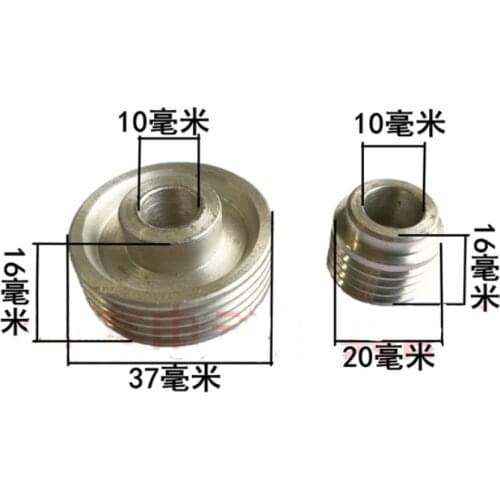 2Pcs Outer Threaded Planer Cutter Head Pulley for for Makita 1900b