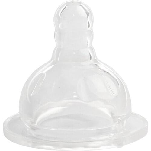 1 PC Baby Wide Neck Silicone Baby Infant Soft Teats Bottles Flow Cross Hole Nipples For Children