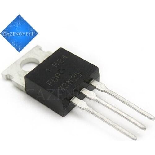 10pcs/lot FDP33N25 33N25 TO-220 33A 250V new original In Stock