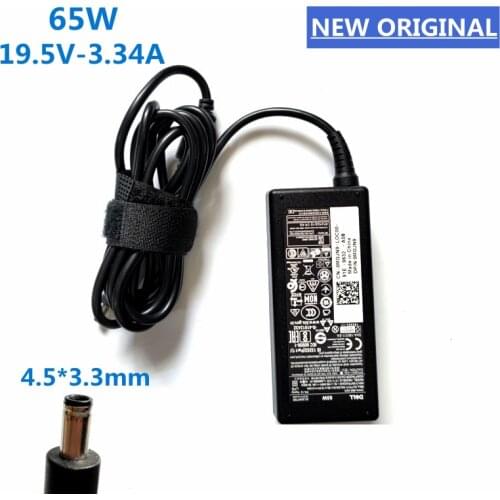 65W Power Adapter for Dell Inspiron 3157 3458 5458 Vostro 15 3568 XPS 11 12 13 9343 9360 Laptop Charger 0G6J41 0MGJN9 4.5*3.3mm