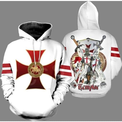 Tessffel Knight Templar Armor Pullover NewFashion Harajuku Tracksuit Casual 3DPrint Zip/Hoodies/Sweatshirts/Jacket/Men/Women A-1