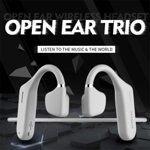 AS4 Wireless Earphones Bone Conduction Concept Audio Headsets Business Riding Driving Intelligent Headphones For Smart Phones