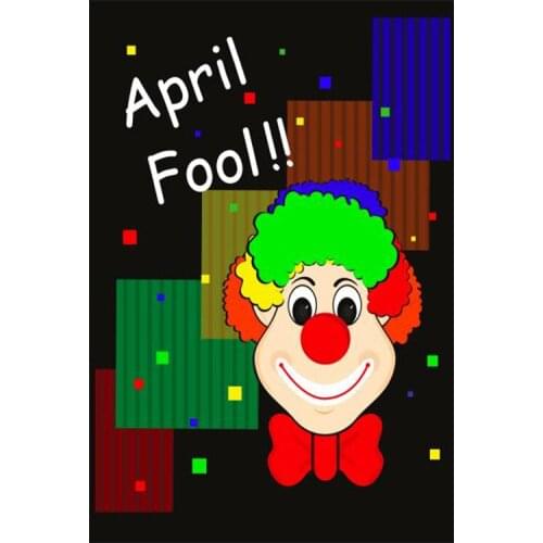 April Fools Day Decorative Outdoor And Indoor Flags 100% Polyester Custom Personalized Garden Flags Banner Home Yard Flags