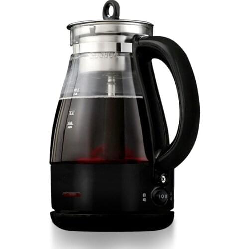 Electric kettle Office brewed tea ware black glass electric full automatic steam small capacity teapot