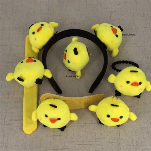 New Chicken Gift keyring Plush Toy , 5CM approx. Plush stuffed animal hair accessories doll