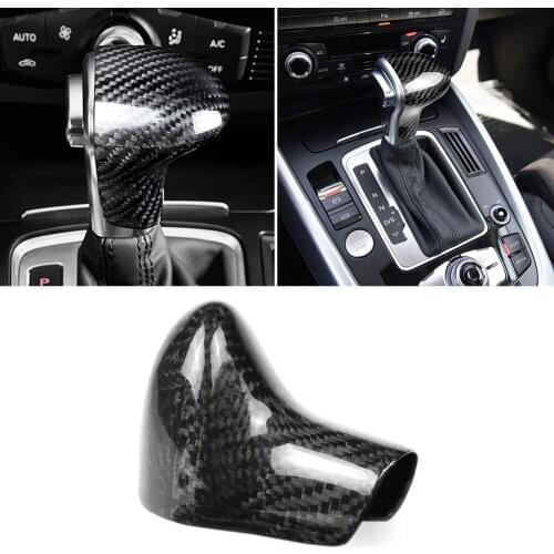 Car Interior Cover Trim Accessories Carbon Fiber Auto Styling Trim Cover Sticker Parts for Audi A4 A5 A6 S6 A7 S7 Q5 Q7