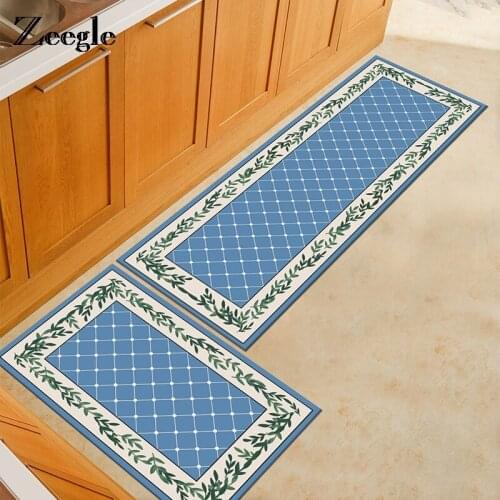 Zeegle Kitchen Carpet Floor Mats Bathroom Doormats Home Decoration Anti-Slip Bathroom Carpet Ktchen Area Rug Praying Mat