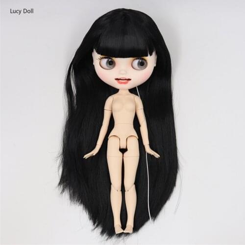 ICY Factory Blythee Doll Custom Doll Bjd Toy White Skin Joint Body Matte Face With Teeth Naked Doll 30cm