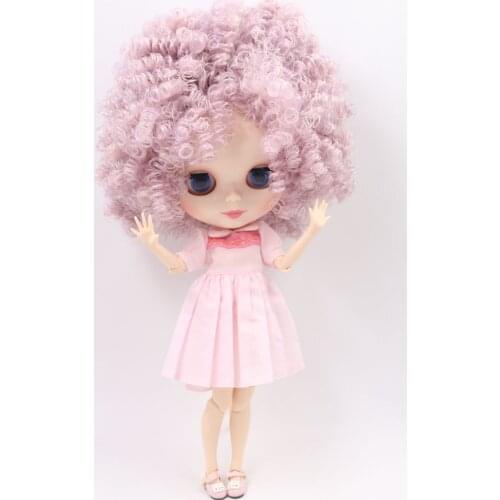 ICY DBS Blyth doll No.BL1049/2352 Purple mix Pink Afro hair JOINT body White skin Neo 1/6 bjd