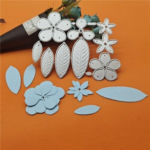 Flowers Leaves Metal Cutting Dies for Scrapbooking New 2021 Mold Cut Stencil Handmade DIY Card Make Mould Model Craft Decoration
