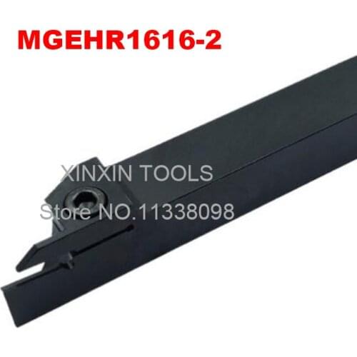 MGEHR1616-2/ MGEHL1616-2 CNC External Grooving Lathe Tool Holder,Grooving&Parting Cutting Tool Holder for MGMN200 Carbide Insert