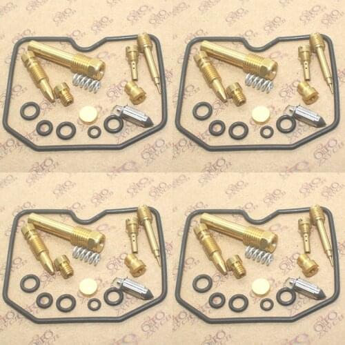 4SET For GSF600S 1996-1999 Bandit 600 Motorcycle Carburetor Repair kit Main Pilot Jets Gasket
