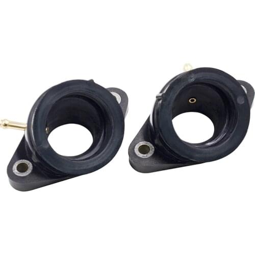 2pcs Carburetor Intake Manifold Pipe Interface Adapter For Yamaha XV400 XV 400 Virago 1991-1994 XV535 XV 535 88-01 XV500 XV 500
