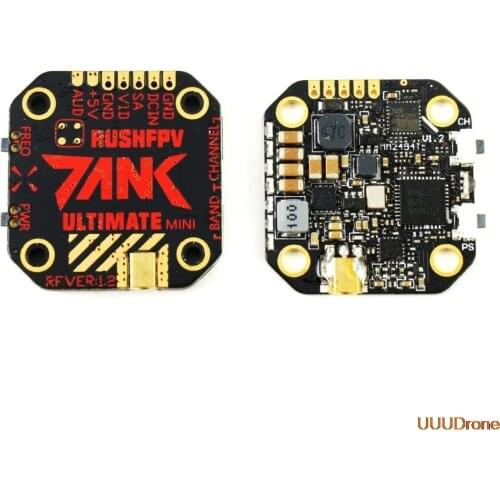 RUSH TANK Ultimate MINI 5.8GHz 48CH RaceBand 0/25/200/500/800mW Switchable 20x20 Stackable FPV Transmitter VTX For RC Drone