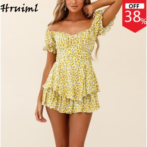 Dresses for Women 2020 Slash Neck Flower Print Beach Dress A Line Off Shoulder Sexy Streetwear Mini Summer Dress Holiday