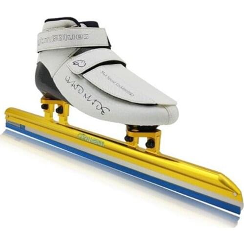 Professional short track ice blade inline skates for adults speed racing skating, 7075 alloy 150mm 165mm frame hyper fiber boot
