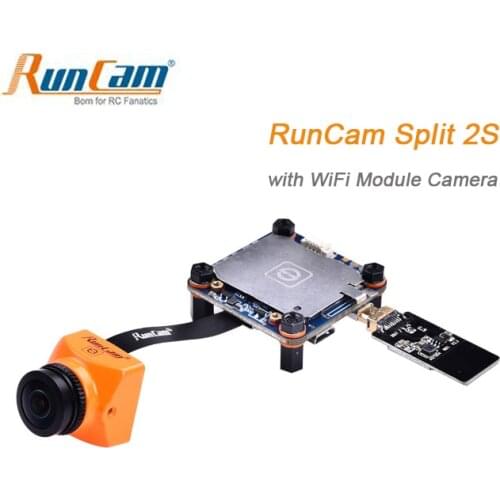 RunCam Split 2S WiFi Camera / Split Mini 2 FPV Megapixels 1080P/60fps HD recording plus WDR NTSC/PAL for FPV RC Quadcopter
