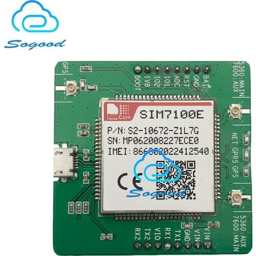 SIMCOM SIM7100E development board LTE Cat-3 Module for Europe support band B1/B3/B7/B8/B20/B38/B40 900/1800 MHz Qualcomm MDM9215