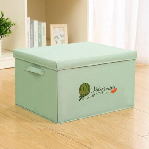 Foldable Storage Box Clothes Organizer Fabric Boite Rangement Vetement With Lid Underwear Socks Toy Storage Boxes Home Organizer
