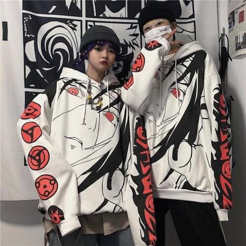Loose Anime Cartoo Hoodies Streetwear Cool Coat Fashion Amine 2021 Japan Hoodie Sweatshirt Funny Oversized Hoodie Men Womens