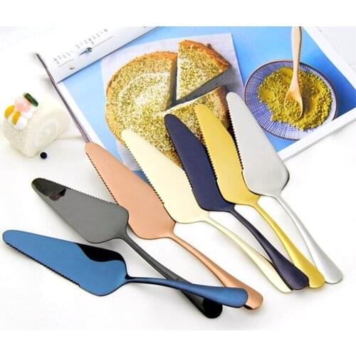 1Pc Stainless Steel Cake Shovel Knife Pie Pizza Cheese Server Cake Divider Knives Pizza Shovel