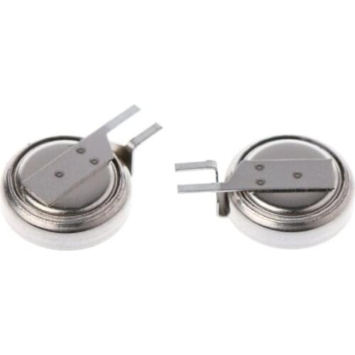 2 Pcs for seiko MS621FE FL11E 3V 5.5mAHr Rechargeable Battery Super Capacity