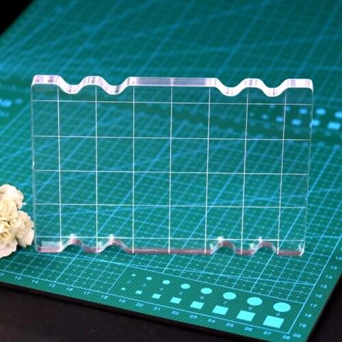 AZSG High Transparency Acrylic pad for DIY Scrapbooking Clear stamps DIY scrapbook photo album Decorative