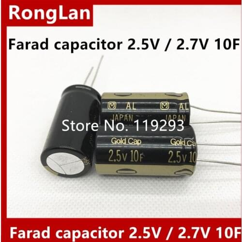 [BELLA]Farad capacitor 2.5V / 2.7V 10F Japanese MAT (Korea SAMWHA original spot--10pcs/lot