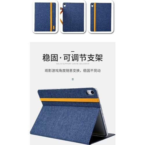 For IPad Pro 12.9 2018 3rd 3 Gen Case A1876 A1895 A1983 A2014 Coque Cloth PU Leather Flip Stand Smart Sleep Wake UP Cover Funda