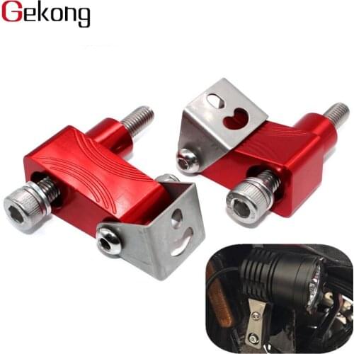 For KYMCO Xciting 250 300 400 AK550 AK 550 DownTown 350 300i Motorcycle Lower Fork Spotlight Holder Lights lamp Mounting bracket