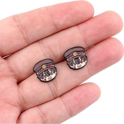 E3542 Anime Cute Pierce Stud Earrings for Women Fashion Jewelry Kids Girls Gifts