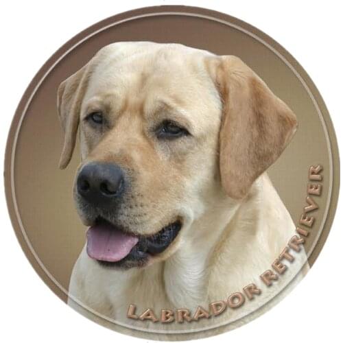 S40420# Various Sizes PVC Decal Labrador Retriever V1 Car Sticker For Bumper Rear Window Laptop Refrigerator Toilet