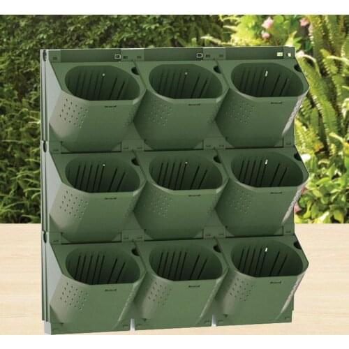 Outdoor Wall Mounted Three-dimensional Greening Plant Flower Pot Container Box garden pots planters macetas y jardineras
