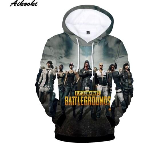 Sidno New Arrival PUBG 3D Hoodies Men/Women Fashion Casual Hot Game Hoodie 3D Print PUBG Mens Sweatshirt Top Streetwear