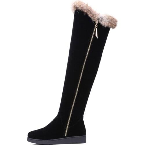 Big Size 9 10 11 12 thigh high boots knee high boots over the knee boots women ladies boots shoes woman winter boots women